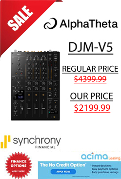 AlphaTheta DJM-V5 3-channel DJ Mixer