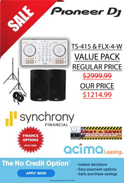 Alto TS415 & Pioneer DJ DDJ-FLX4 White Value Pack