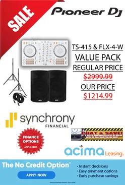 Alto TS415 & Pioneer DJ DDJ-FLX4 White Value Pack