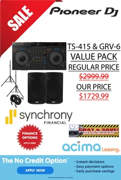 Alto TS415 & AlphaTheta DDJ-GRV6 Value Pack