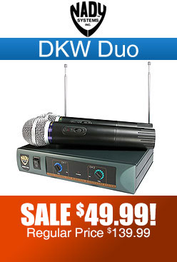Nady DKW Duo Dual Wireless Microphone