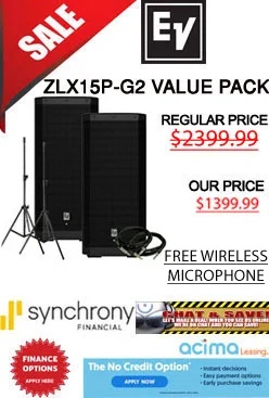 Electro-Voice ZLX-15P-G2 VALUE PACK