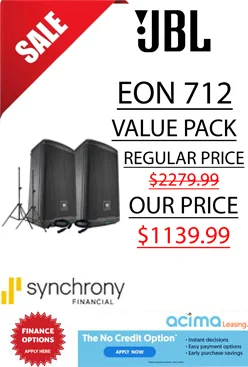 JBL EON712 Value Pack