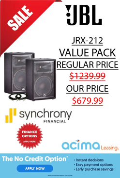 JBL JRX212 Value Pack