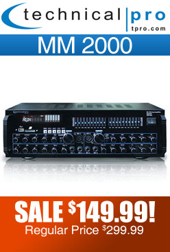 Technical Pro mm2000 Amplifier
