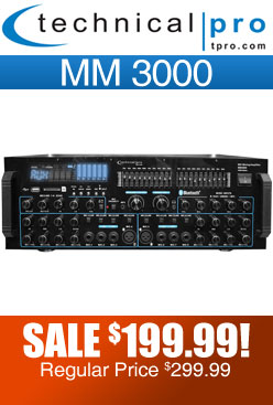 Technical Pro mm3000 DJ Amplifier