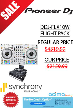 Pioneer DJ DDJ-FLX10-W Flight Pack