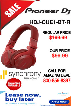 Pioneer DJ HDJ-CUE1BT Red