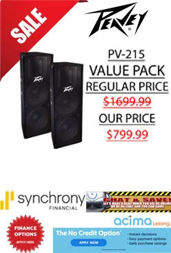 Peavey PV215 Value Pack