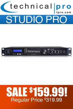 Technical Pro USB Recorder Rack Mountable Recording Device