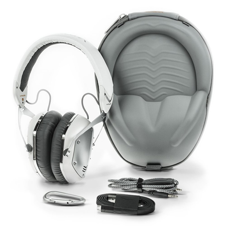V-MODA Crossfade Wireless Headphones White Silver