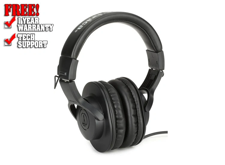 Audio-Technica ATH-M20x Closed-back Monitoring Headphone
