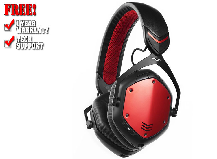 V-MODA Crossfade Wireless Headphones- Rouge