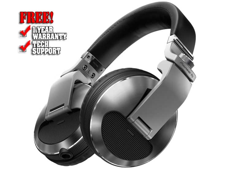 HDJ-X10 Flagship professional over-ear DJ headphones (silver)