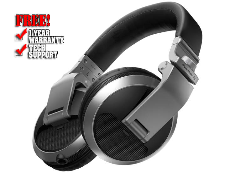 HDJ-X10 Flagship professional over-ear DJ headphones (silver)