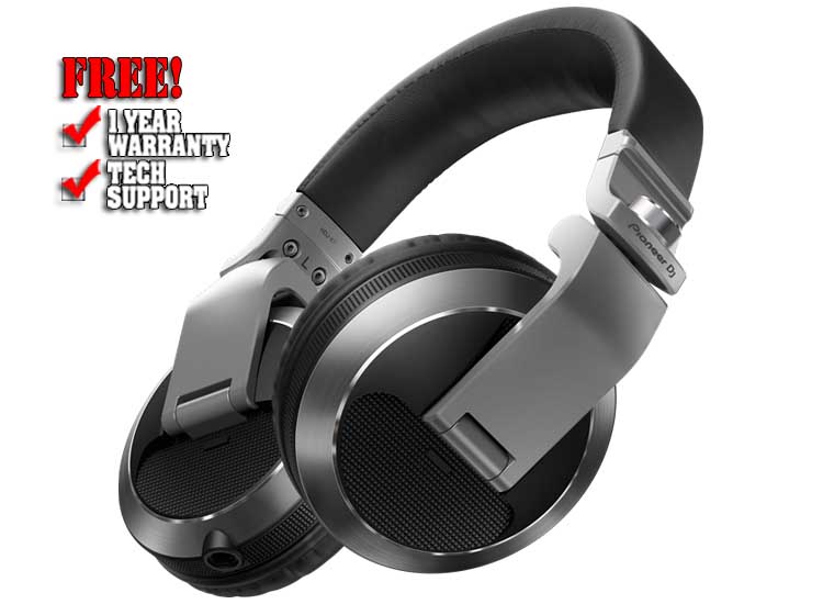 HDJ-X10 Flagship professional over-ear DJ headphones (silver)