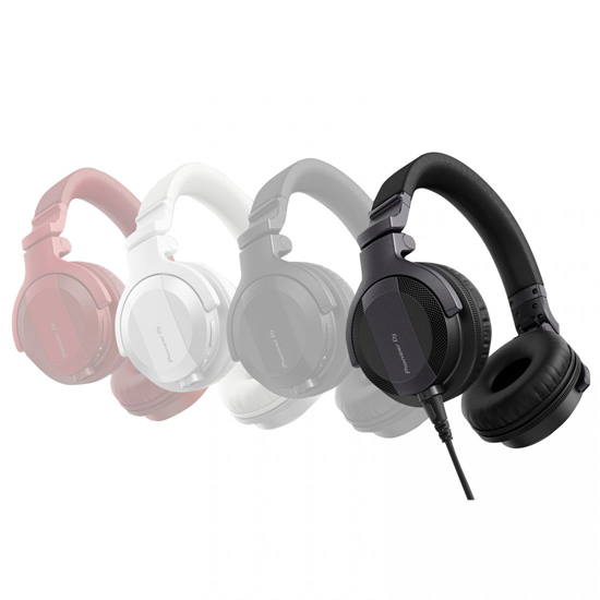 Pioneer DJ HDJ-CUE1 DJ Headphones with Orange Ear Pad Package