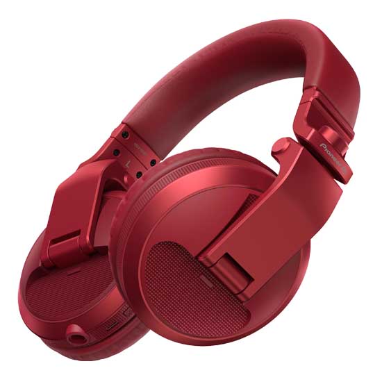 PIONEER DJ HDJ-X5BT-R Over-ear DJ Headphones with Bluetooth (Red)