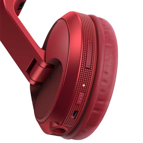 PIONEER DJ HDJ-X5BT-R Over-ear DJ Headphones with Bluetooth (Red)