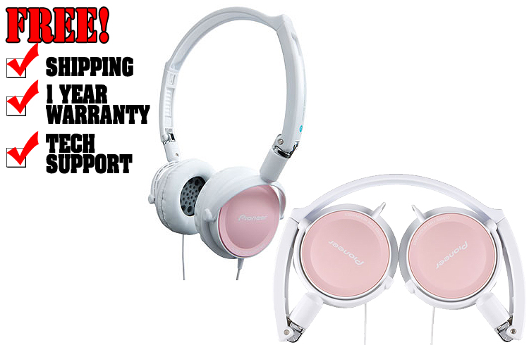 Pioneer EQ Pink Headphones