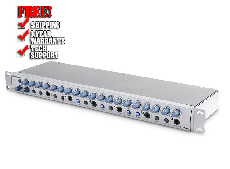 PreSonus HP60 6-Channel Headphone Amplifier