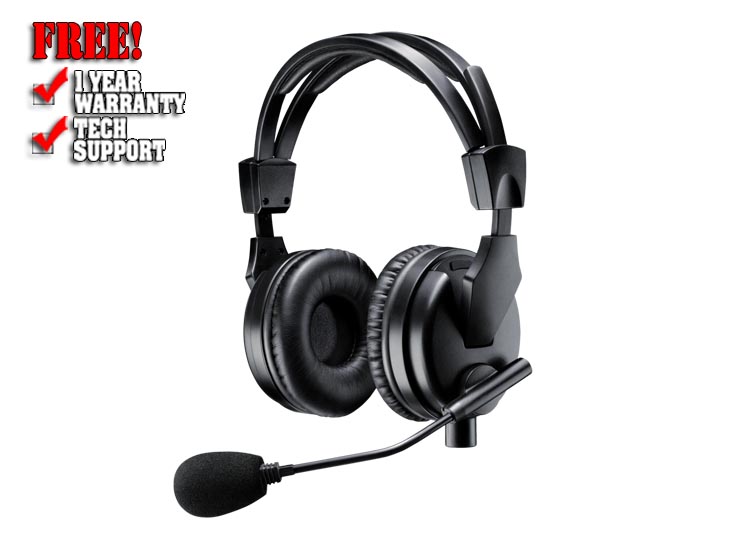 Shure BRH50M Dual-Sided Broadcast Headset 