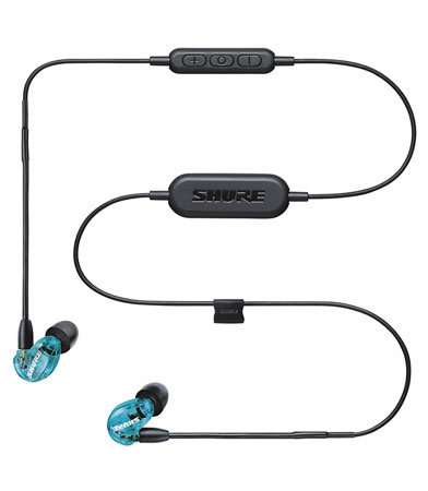 Shure SE215-K-BT1 Wireless Sound Isolating Earphones with Bluetooth Special Edition Blue