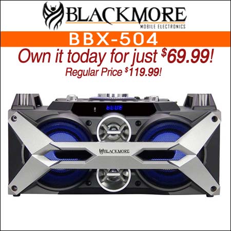  Blackmore BBX-504 Amplified Audio Speaker System 