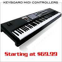 Keyboard MIDI controllers