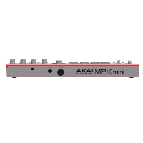 Akai MPK Mini IV MIDI Keyboard Controller-White 