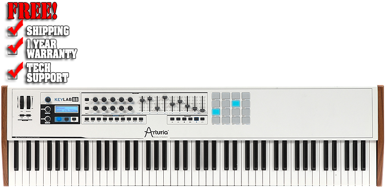 Arturia KeyLab 88-Key USB MIDI Keyboard Controller 