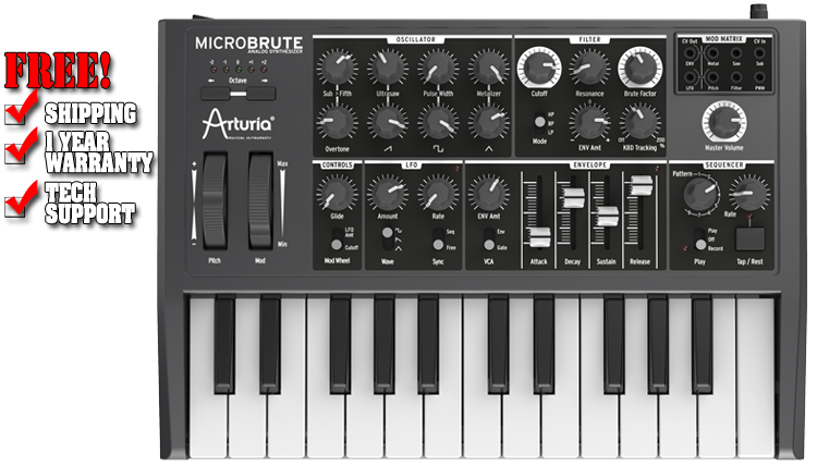 Arturia MICRO BRUTE Analog Synth 