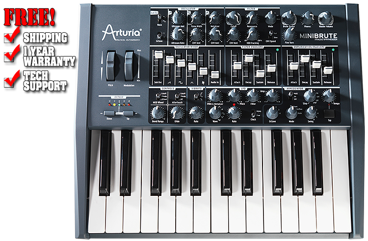 Arturia Minibrute 25-Key Analog Synthesizer 