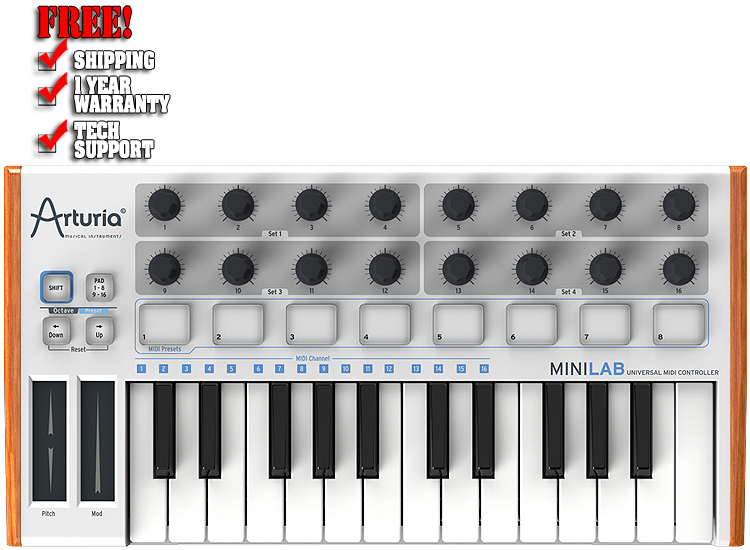 Arturia Minilab 25 Key USB Keyboard Controller 