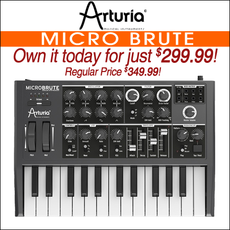  Arturia MICRO BRUTE Analog Synth 