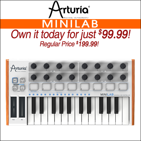  Arturia Minilab 25 Key USB Keyboard Controller 