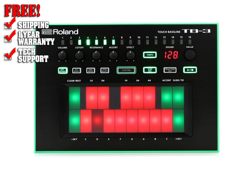 Roland TB-3 Touch Bassline Performance Synthesizer 