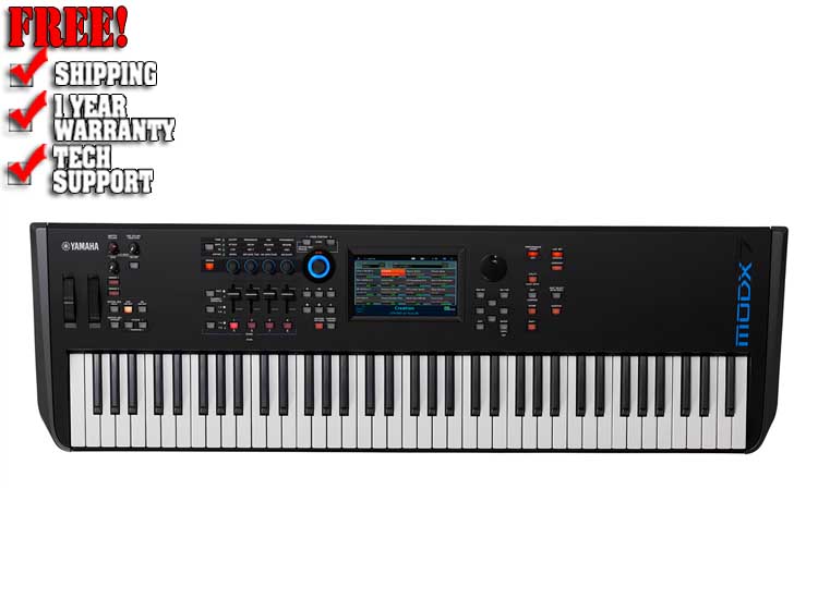 Yamaha MODX7+ 76-Key Synthesizer Keyboard