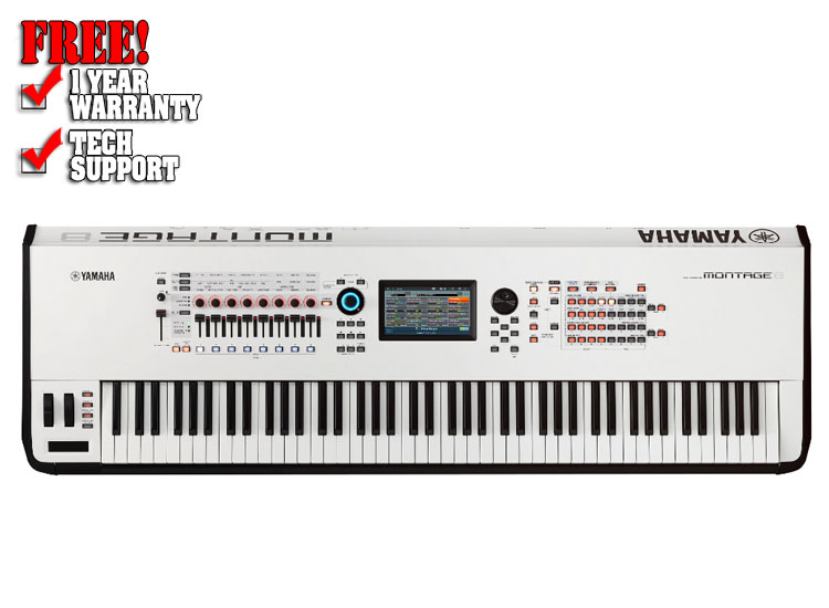 Yamaha MONTAGE 8 White 88-Key Synthesizer Keyboard