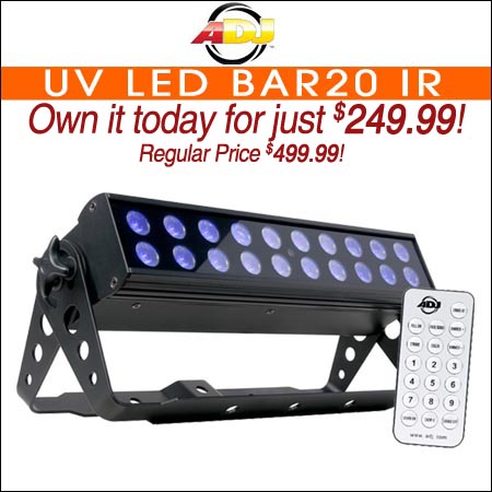  American DJ UV LED BAR20 IR 