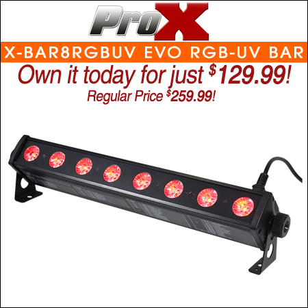 ProX X-BAR8RGBUV EVO RGB-UV Bar