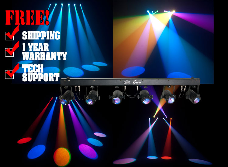 Chauvet 6Spot | DJ Light Packages | DJ Lights | Chicago DJ Equipment