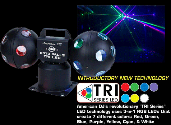 Roto Balls Tri LED
