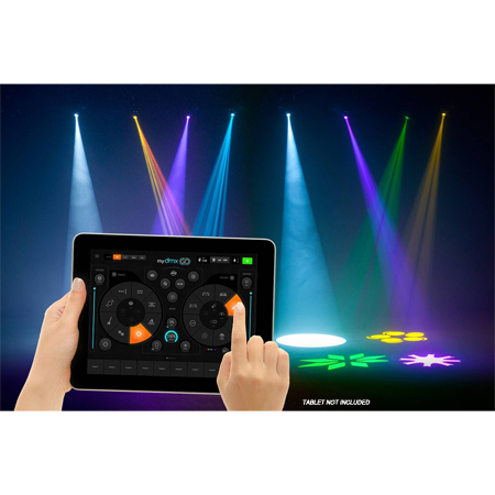 ADJ myDMX Go Wireless Lighting Control App for iPad or Android Tablets