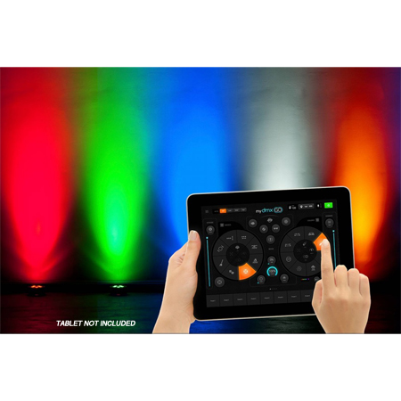 ADJ myDMX Go Wireless Lighting Control App for iPad or Android Tablets