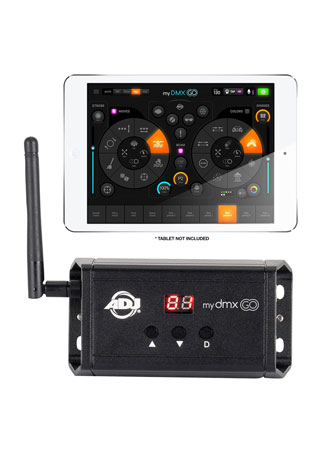 American DJ myDMX Go Wireless Lighting Control App Control