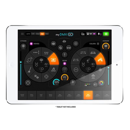 American DJ myDMX Go Wireless Lighting Control App Control
