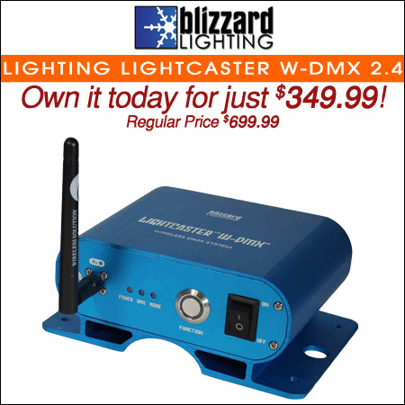 Blizzard Lighting LightCaster W-DMX 2.4 GHz Wireless W-DMX Transceiver