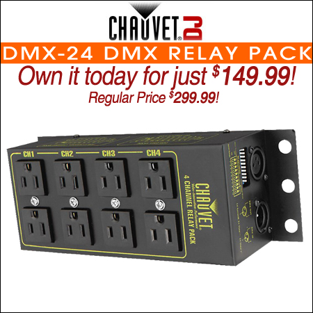 Chauvet DMX-24 DMX Relay Pack