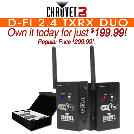 Chauvet D-Fi 2.4 TXRX Duo